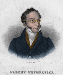 Albert Gottlieb Methfessel (1785-1869) - Engelse componist en dirigent. door Unknown artist
