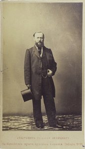 Portret van de dramaturg Alexander N. Ostrovsky