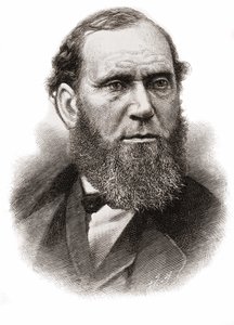 Allan Pinkerton (1819-1884), Amerikaanse detective van Schotse afkomst door Unknown artist