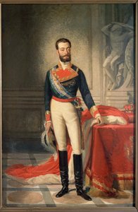 Amadeus I van Savoye (schilderij op doek) door Unknown Artist