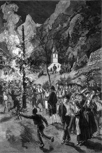 Oude gebruiken en traditionele feest: het vuur van Sint-Jan (Saint-Jean) in de Vallee d