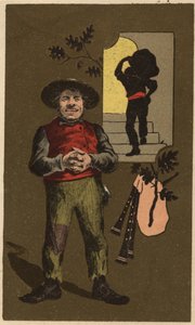 Anonieme chromolithografie, eind 19e eeuw. door Unknown artist