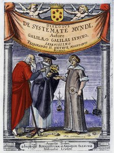 Aristoteles, Ptolemaeus en Nicolaus Copernicus door Unknown artist