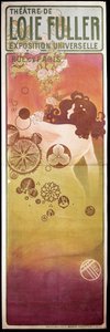 Art Nouveau: poster voor het "Theatre de Loie Fuller" door Unknown artist
