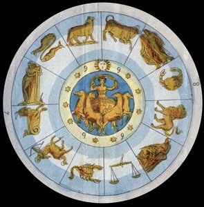 Astrologisch teken - gravure uit 