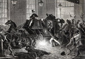 Aanslag van Felice Orsini op Napoleon III op 01/01/1858 - in 