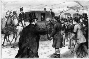 Aanval op koningin Victoria van Engeland - Op 2 maart. door Unknown artist