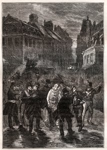Aanslagen tegen Louis-Philippe I - De samenzwering van de rue des Prouvaires - Op 1 februari door Unknown artist