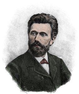 August Bebel (1840-1913), Duitse marxistische politicus en schrijver - Portret van August Bebel (1840-1913), Duitse politicus door Unknown artist