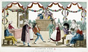 Bal: Zomer bastringue, n.d., eind 18e eeuw door Unknown artist