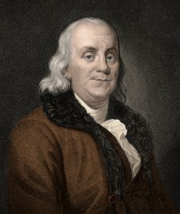 Benjamin Franklin (1706-1790) door Unknown artist