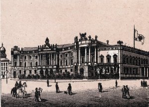 Berlijn, Duitsland: uitzicht op het Keizerlijk Paleis door Unknown artist