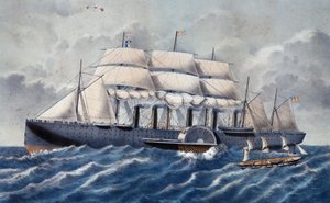 Britse stoomboot Great Eastern