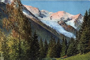 Chamonix, Haute-Savoie, Rhône-Alpes, Frankrijk. Rond 1930. door Unknown Artist