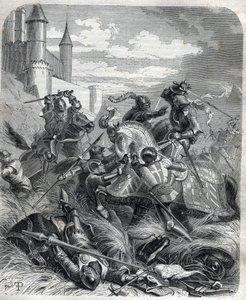 Karel III, bekend als Karel van Duras (Durazzo) koning van Napels, betrad Napels met de hulp van het volk op 16 juli