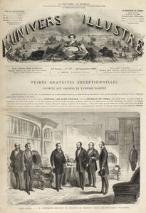 Chateau de Saint-Cloud Napoleon III ontvangt Juan Prim (Spaanse generaal en staatsman) (Juan Prim) door Unknown artist