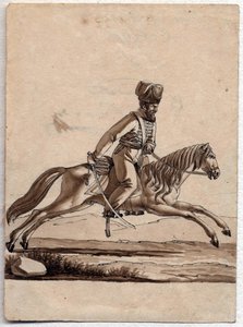 Chef (ataman) van de Kozakken door Unknown artist