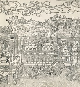 Stad Venetië, Italië door Unknown artist