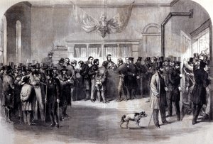Burgeroorlog (1861 - 1865), Amerikaanse Burgeroorlog. Anti-dienstplichtrellen voor de vrijstellingskantoren. New York. door Unknown artist