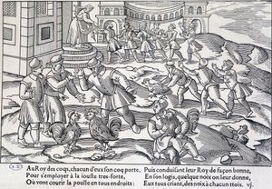 Hanenvechten, XVI-XVII eeuw door Unknown artist
