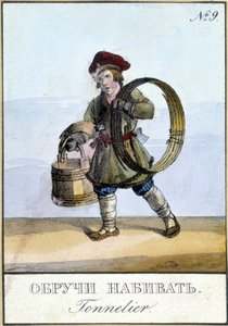 Connelier in Rusland in de 19e eeuw door Unknown artist
