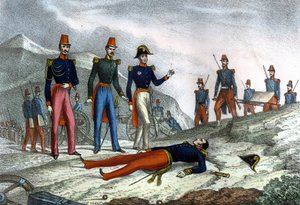 Verovering van Algerije. Dood van Generaal Danrémont tijdens de inname van Constantine. 13 oktober 1837. in 