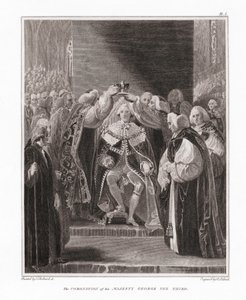 Kroning van Koning George III van Groot-Brittannië door Unknown artist