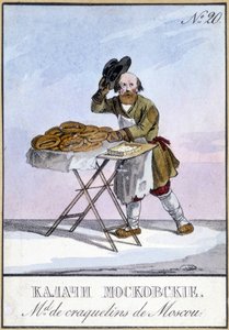 Krakers van Moskou in de 19e eeuw door Unknown artist