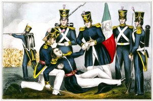 Dood van Kolonel Clay, Slag bij Buena Vista in 1847, Mexicaanse Oorlog