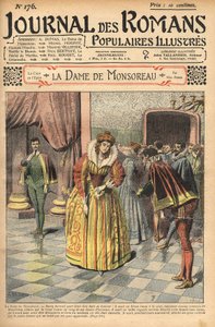Diane, erkend als Gravin van Monsoreau, werd aan het hof toegekend. Illustratie van 