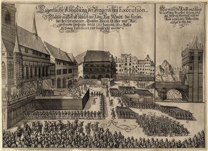 De executie van de Boheemse rebellen op het Oude Stadsplein van Praag