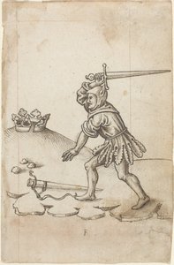 Breek de kroon niet [fol. 43 recto], ca. 1512-1515 (pen en zwarte inkt op geschept papier) door Unknown Artist