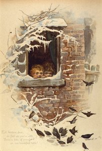 Eet vogeltjes lief zo snel als je kunt, ca. 1895