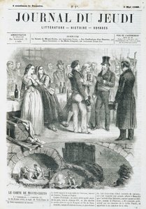 Edmond Dantes, de Graaf van Monte Cristo houdt een receptie - in 