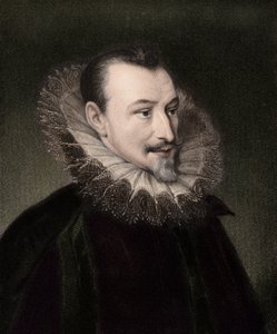Edmund Spenser ca. 1552/3-1599 - gravure - 19e eeuw door Unknown artist