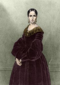 Elisabeth Rachel Félix, bekend als Mademoiselle Rachel (1821-1858), Franse tragedienne door Unknown artist