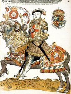 Engelse koning Hendrik VIII te paard, kunstenaar onbekend, Rijksmuseum, Amsterdam door Unknown artist