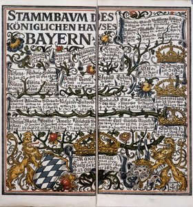 Stamboom - kalender door Unknown artist