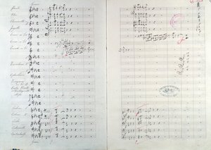 Eerste pagina van Capriccio brilliant op het thema van Jota Aragonese (Spaanse ouverture nr.1) door Mikhail Glinka door Unknown artist