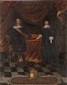 Frederik III van Holstein-Gottorp en Marie Elisabeth van Saksen door Unknown artist