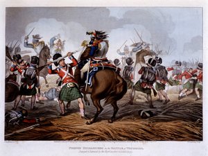 Franse curassiers bij Waterloo - in 