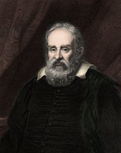 Galileo Galilei (Galilei) 1564-1642 - gravure - 19e eeuw door Unknown artist