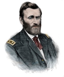 Generaal Grant - Portret van Noordelijke generaal Ulysses Simpson Grant