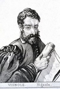 Giacomo Barozzi, genaamd il Vignola, in het Frans Le Vignole, Italiaans architect door Unknown artist