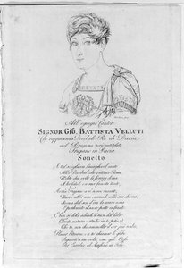 Giovanni Battista Velluti (1781-1861), laatste operacastraat.