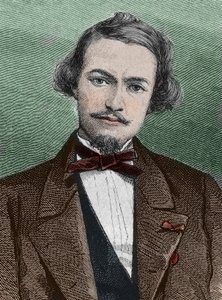 Henri Duveyrier (1840-1892), Franse ontdekkingsreiziger - portret van Henri Duveyrier oriëntalist, Franse reiziger en geograaf
