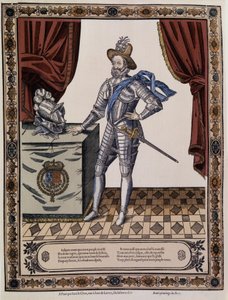 Hendrik IV (1553 - 1610), koning van Frankrijk rond 1600 door Unknown artist