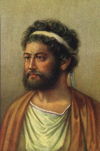 Hippocrates Griekse geneeskunde (druk) door Unknown Artist