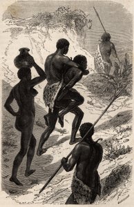 Zijne Majesteit Katchiba op reis, leider van de Obbos-stam door Unknown artist