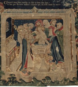 Geschiedenis van Sint Piat en Sint Eleuthère, Scene 13: De doop van Blanda